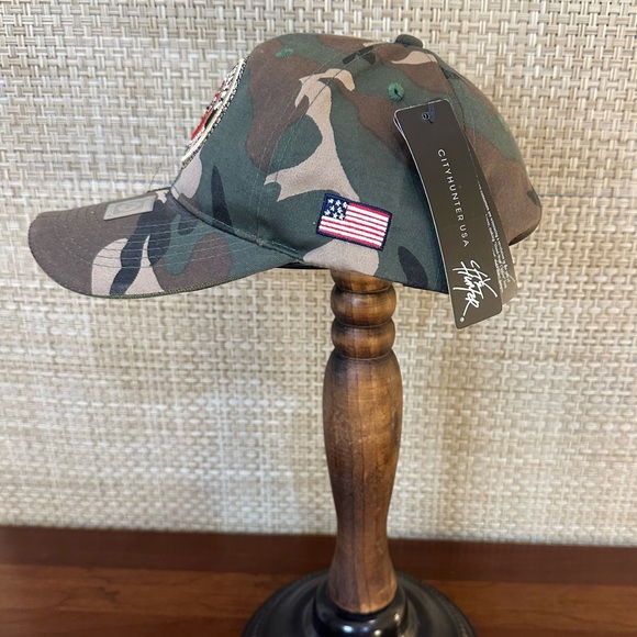 🌟2xHP🌟USMC Camo Embroidered Marine Logo Adjustable Baseball Cap Unisex - Picture 4 of 12